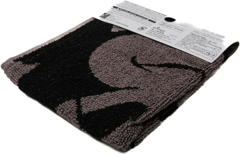 Daiso Mickey Mouse Washcloth - Black/Brown - 25cm x 25cm - Image 3